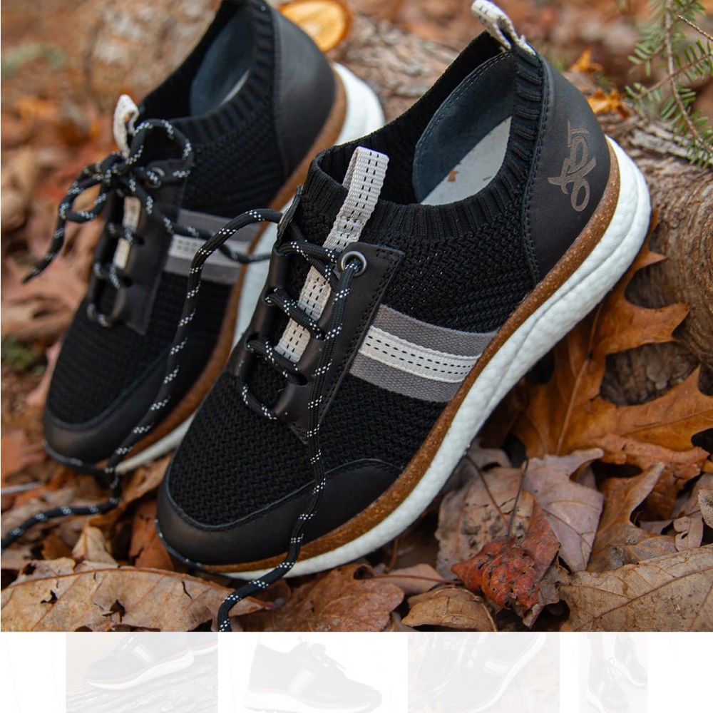 OTBT Black and Gray Women's Sneakers - Picture 2 of 8